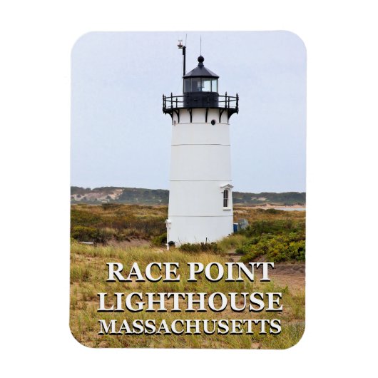 Race Point Lighthouse, Massachusetts Magnet Magneet (Verticaal)