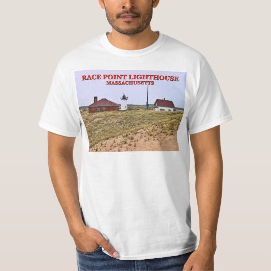 Race Point Lighthouse, Massachusetts T-Shirt (Voorkant)