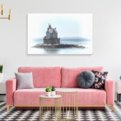 Race Rock vuurtoren - in een vuurtoren Canvas Afdruk (Insitu (Woonkamer))