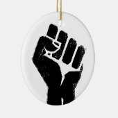 Race Solidarity Keramisch Ornament (Rechts)