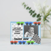 Race Tijd/ Foto Briefkaart (Staand voorkant)