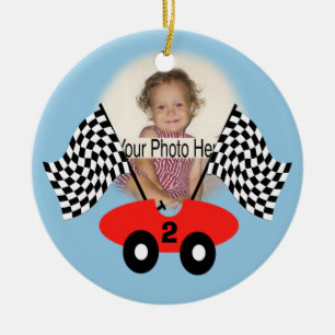 Race Time Fotodecoratie Keramisch Ornament