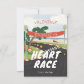 Race Track Valentijn Kaart (Voorkant)