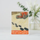  race van de Grote Prijs van Verona 1927 Briefkaart (Staand voorkant)