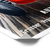 race van de Grote Prijs van Zürich 1939 Poster (Hoek)