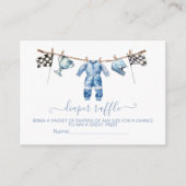 Race Voiture clothesline Diaper Carte Raffin (Devant)