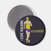 Race Walking Magneet (Voorkant / Achterkant)