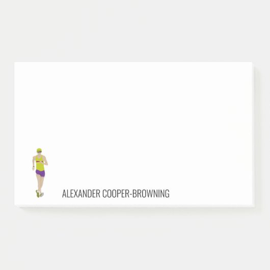 Race Walking Post-it® Notes (Voorkant)