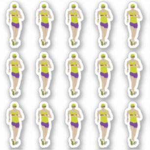 Race Walking Sticker