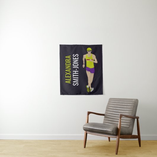 Race Walking Wandkleed (In situ)