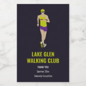 Race Walking Wijn Etiket (Enkel label)