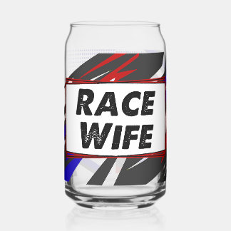 Race Wife Blikvorm Glas
