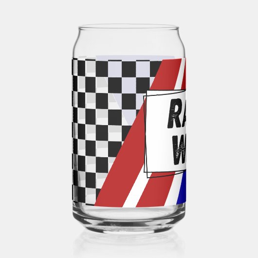 Race Wife Blikvorm Glas (Voorkant)