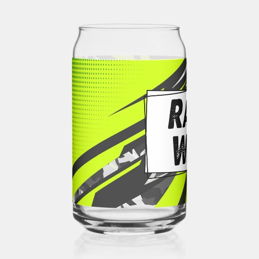 Race Wife Blikvorm Glas (Voorkant)