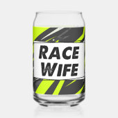 Race Wife Blikvorm Glas (Links)