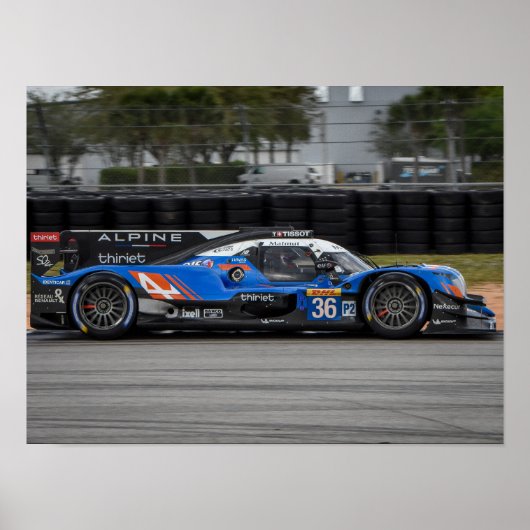 Raceauto #36 Poster (Voorkant)