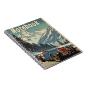 raceauto in de Alpen Notitieboek (Rechterzijde)