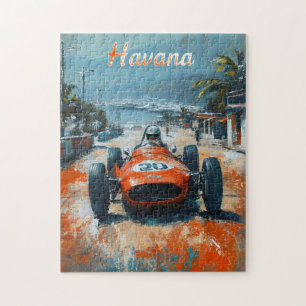  raceauto in Havana kunstzinnig Legpuzzel