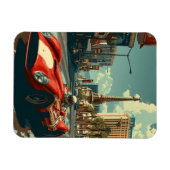 raceauto in Las Vegas Magneet (Horizontaal)
