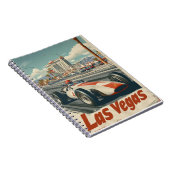  raceauto in Las Vegas Notitieboek (Rechterzijde)