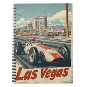  raceauto in Las Vegas Notitieboek