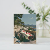  raceauto in Mallorca Briefkaart (Staand voorkant)
