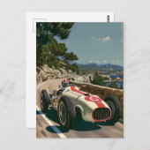  raceauto in Mallorca Briefkaart (Voorkant / Achterkant)