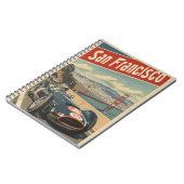  raceauto in San Francisco Notitieboek (Linkerzijde)