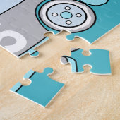 Raceauto  Kinder puzzel (Zijkant)