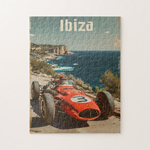 raceauto op Ibiza Legpuzzel