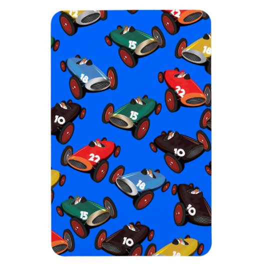  raceauto's magneet (Verticaal)