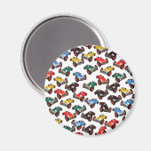  raceauto's magneet (Voorkant / Achterkant)