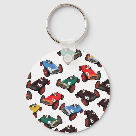  raceauto's sleutelhanger (Voorkant)