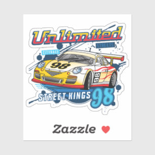 Racecar _ Motor 1 Sticker
