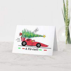 Racecertificaat voor kerstmis feestdagen kaart