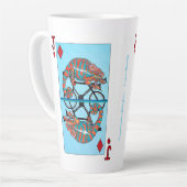 Racecyclist grote latte Mok (Linkerhoek)