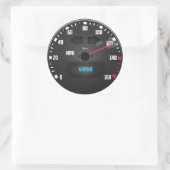 Racefietsmeter Ronde Sticker (Tas)