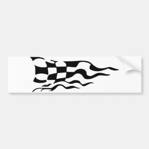 Raceflag Bumpersticker