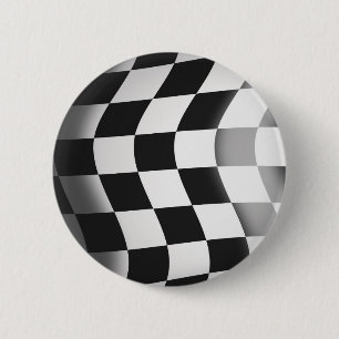 Raceflag Ronde Button 5,7 Cm