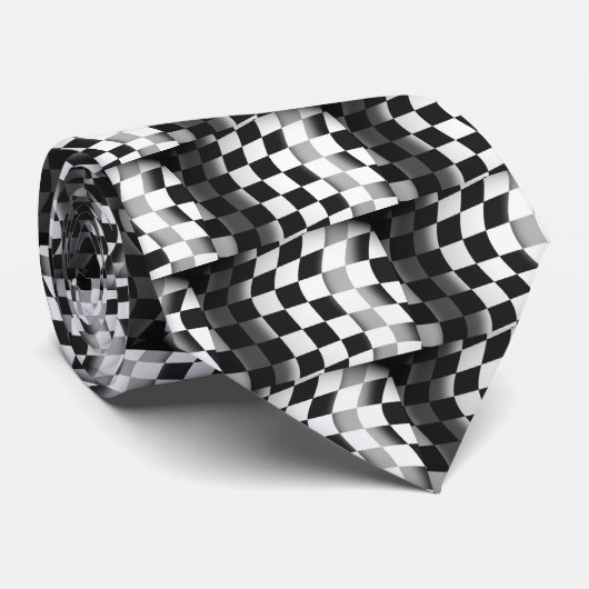 Raceflag Stropdas (Opgerold)