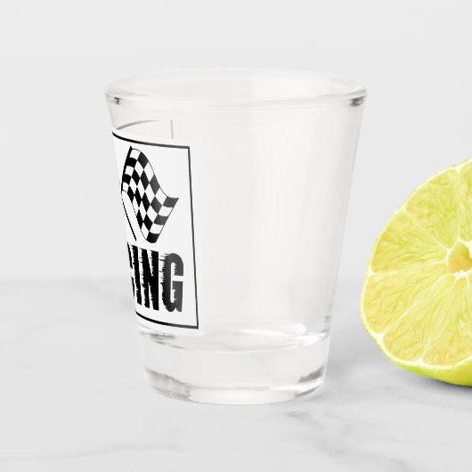 Raceflakken Shot Glas (Rechts)