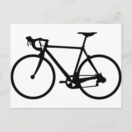 racefoets - racerfiets briefkaart (Voorkant)