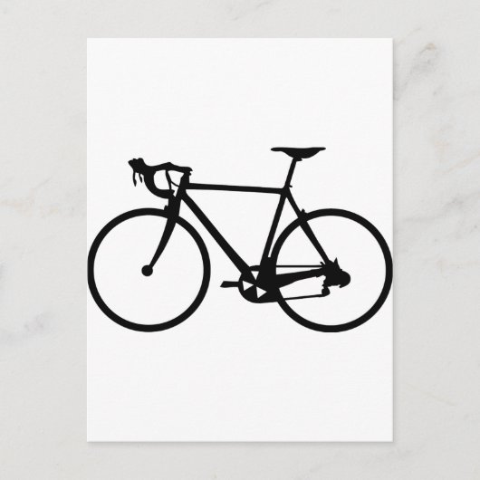 racefoets - racerfiets briefkaart (Voorkant)