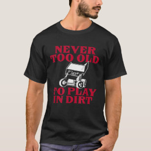 Racefraceerauto's Nooit OUD afspeelscherm F T-shirt