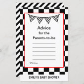 Racefraceergom Baby shower (Voorkant / Achterkant)