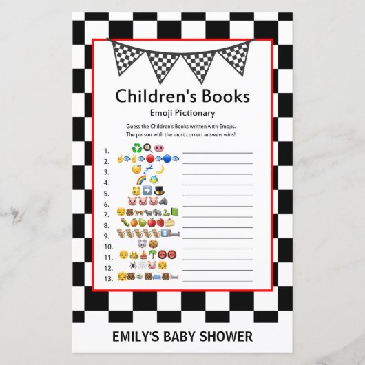 Racefraceergom Baby shower (Voorkant)