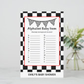 Racefraceergom Baby shower (Staand voorkant)