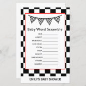 Racefraceergom Baby shower (Voorkant / Achterkant)