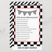 Racefraceergom Baby shower (Voorkant / Achterkant)