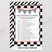 Racefraceergom Baby shower (Voorkant / Achterkant)